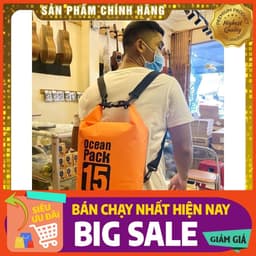 Túi Khô Chống Nước Đi Biển Ocean Pack Loại to 15L- 20L- 30L 7