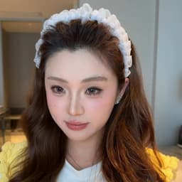 Gạc Ba Lê ~ Băng Đô Quạc Ngọt Ngào Phong Cách Mới Mặt Nhỏ 5
