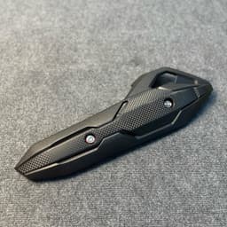 ￼Ốp Pô AB 2016 - 2019 Che Pô Đen Air Blade Tặng Kèm Ốc Titan và Salaya Thay thế Che Pô Cũ 8