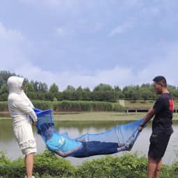 Giỏ Đựng Cá Rọng Cá Khung Kim Loại Siêu Bền Chịu Lực Tốt Có Chân Phích Cắm Đất Chắc Khỏe 7