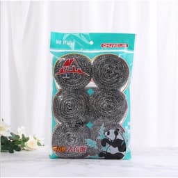 Set 6 búi cọ xong nồi chất liệu thép không gỉ 3