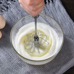 Máy đánh trứng bán tự động GOFIDIN, Máy đánh trứng đẩy tay đa kích thước bằng thép không gỉ, Đa năng bền bỉ Dễ dàng làm sạch Dễ dàng sử dụng Máy xay sinh tố quay Nhà bếp 6