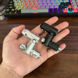 ￼Chân kính xoay 360 độ NHÔM CNC  (chân kính 10li ren thuận) 1