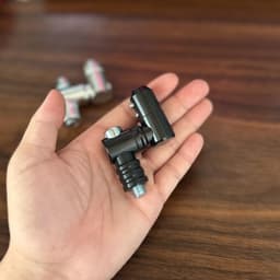 ￼Chân kính xoay 360 độ NHÔM CNC  (chân kính 10li ren thuận) 9