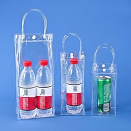 Túi xách PVC ANHUITYJ, Túi quà tặng trong suốt đa năng, Túi đựng kẹo nhựa dung tích lớn bền bỉ 4