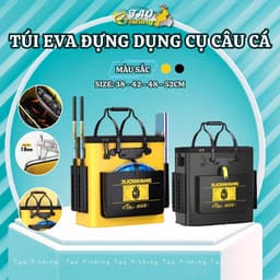 Thùng đựng dụng cụ phụ kiện câu cá, đựng cá JUQIWANG size 38cm, 42cm, 48cm, 52cm 1