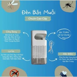 Đèn bắt muỗi-máy bắt muỗi diệt côn trùng thông minh kiêm đèn ngủ có cổng sạc USB  ( Có Bảo Hành Lỗi 1 Đổi 1 ) 9