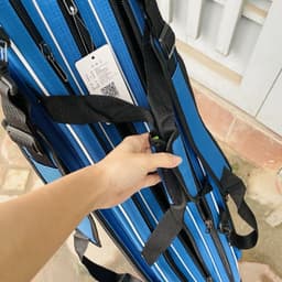 Bao Đựng Cần HAIXIANG 3 Ngăn Chính 3 Ngăn Phụ Có Chân Chống Hàng Chính Hãng 3
