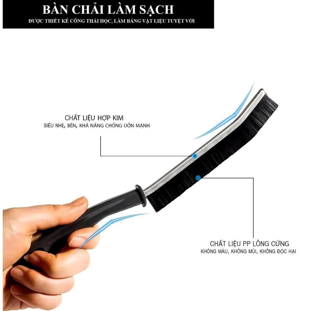 Bàn Chải Vệ Sinh Khe Hở Đa Năng Cọ Vệ Sinh Khe Nhà Tắm Khe Cửa Nhà Bếp Nhỏ Gọn Tiện Lợi