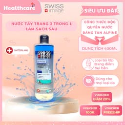 Nước Tẩy Trang 3 Trong 1 Swiss Image Làm Sạch Sâu Cho Mọi Loại Da An Toàn Dịu Nhẹ Dung Tích 400ml 1
