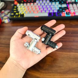 ￼Chân kính xoay 360 độ NHÔM CNC  (chân kính 10li ren thuận) 6