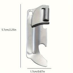 Dụng cụ mở hộp SDFG, Dụng cụ mở chai 2 trong 1 bằng thép không gỉ, Dụng cụ nhà bếp Gấp nắp tháo nắp cụ mở bền Tiện ích gia đình 2