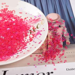 Kim tuyến lấp lánh, charm hình ngôi sao, hình trái tim, hình tròn, chữ, số dùng làm handmade, nail, slime, resin HMC008 1