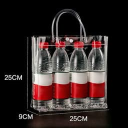 Túi xách PVC, Túi quà trong suốt bằng nhựa, Túi kẹo dung tích lớn đa năng 5