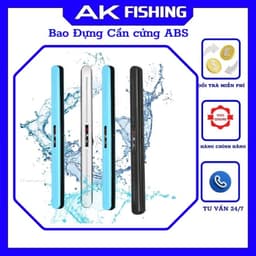 Bao đựng cần câu  ABS nhựa cứng 125 x 9x 9 túi đựng cần câu cá câu đài đơn chống thấm nước chính hãng chất lượng 1