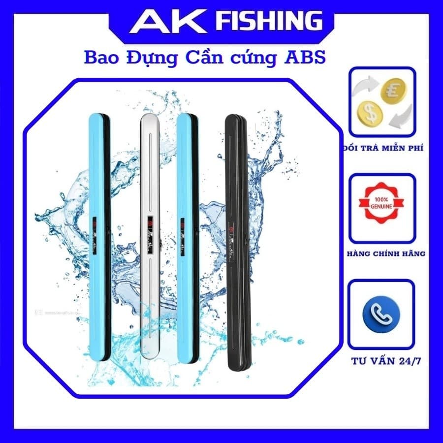 Bao đựng cần câu  ABS nhựa cứng 125 x 9x 9 túi đựng cần câu cá câu đài đơn chống thấm nước chính hãng chất lượng