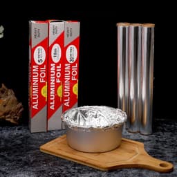 Giấy bạc nướng thực phẩm 5m x 30cm cao cấp cho lò nướng và nồi chiên không dầu, tiện lợi cho bếp! 9