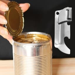 Dụng cụ mở hộp SDFG, Dụng cụ mở chai 2 trong 1 bằng thép không gỉ, Dụng cụ nhà bếp Gấp nắp tháo nắp cụ mở bền Tiện ích gia đình 9