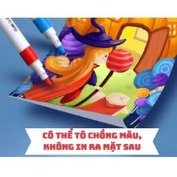 Bút lông màu ACRYLIC MARKER 60 bút cao cấp màu sắc chân thực tươi sáng 3