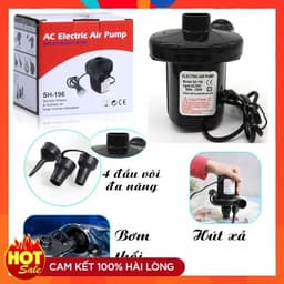 Bơm Điện Mini 2 Chiều Hút Thổi Tiện Lợi Bơm Phao Bơi, Bơm Ghế Hơi, Bơm Bể Phao, Bơm Hút Chân Không 1