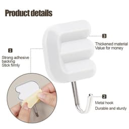 Móc Treo Tường Chữ LOVE Tự Dính, Móc Treo Chìa Khóa Đồ Dùng Dễ Thương994 2
