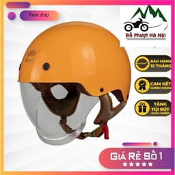 Royal M239 - Mũ nửa đầu kính âm 1/2 chính hãng Royal - Đồ Phượt Hà Nội Bảo Hành Chính hãng 6