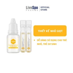 LiveSpo NAVAX KIDS - Nhỏ mũi cho trẻ nhỏ giảm nguy cơ viêm đường hô hấp - Hộp 5 ống x 5ml 3