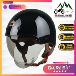 Royal M239 - Mũ nửa đầu kính âm 1/2 chính hãng Royal - Đồ Phượt Hà Nội Bảo Hành Chính hãng 4