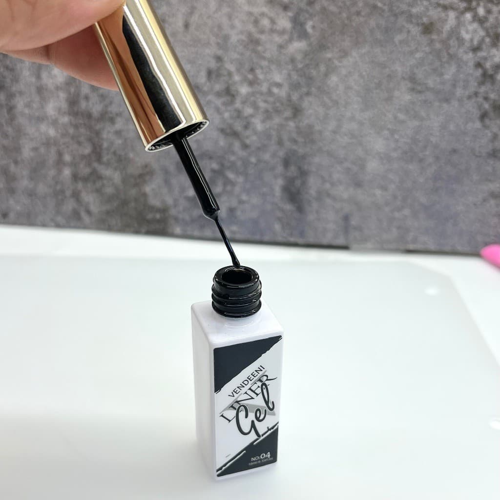 Cọ nét đen trắng vedeni , sơn cọ nét gel Vendeni làm Nail