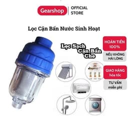 Bộ lọc nước GEARSHOP đa năng lọc và loại bỏ cặn bẩn, tạp chất chịu nhiệt độ cao lõi bằng thép không gỉ 1