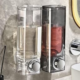 Hộp Đựng Nước Rửa Tay dán tường trong suốt phong cách châu âu sang trọng>FREESHIP<Dụng cụ đựng nước rửa tay 1