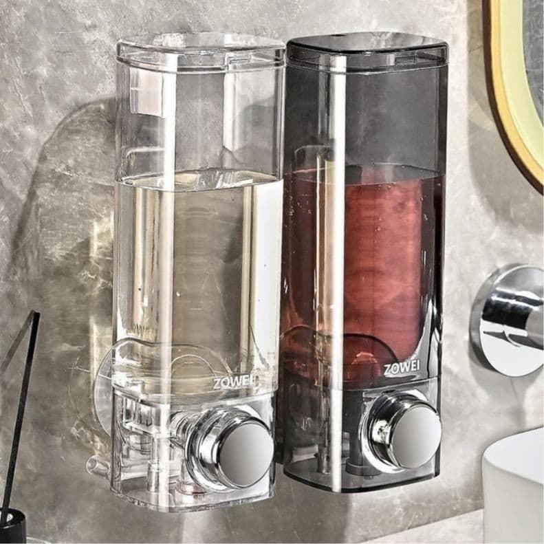 Hộp Đựng Nước Rửa Tay dán tường trong suốt phong cách châu âu sang trọng>FREESHIP<Dụng cụ đựng nước rửa tay