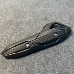 ￼Ốp Pô AB 2016 - 2019 Che Pô Đen Air Blade Tặng Kèm Ốc Titan và Salaya Thay thế Che Pô Cũ 5