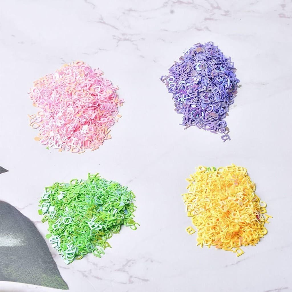 Charm kim loại hình chữ cái nhiều dạng dùng trang Trí Thủ Công, handmade, slime, resin HMC013