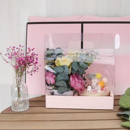 Túi vali 2 ngăn đựng hoa sáp và quà tặng - HMHQ003 4