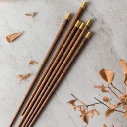 Đũa gỗ cánh gà  bọc kim loại chữ Phúc kích thước 26cm (phân loại: 1 đôi) phong cách Nhật 6