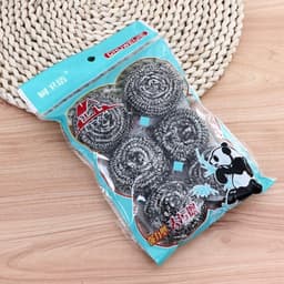 Set 6 búi cọ xong nồi chất liệu thép không gỉ 7