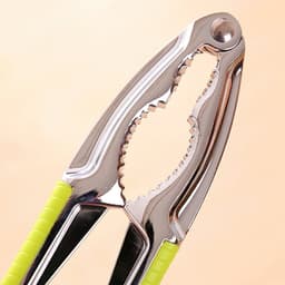 dụng cụ Kẹp càng cua, hạt óc chó bằng inox cao cấp tay cầm bọc silicon 2