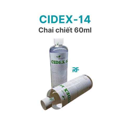 Dung Dịch Diệt Sạch Rêu Hại Cidex14 (Chai chiết 60ml)
