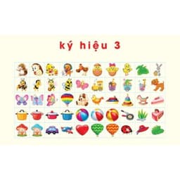 (Có sẵn) Decal ký hiệu dán cốc, tủ đồ cho bé (kích thước mỗi ô nhỏ 1,5cm, 2cm, 2,5cm) 3
