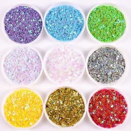 Charm kim tuyến, sequins lấp lánh các loại dùng làm nail, trang trí resin, slime HMC009 1