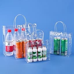 Túi xách PVC, Túi quà trong suốt bằng nhựa, Túi kẹo dung tích lớn đa năng 8