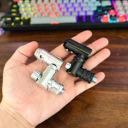 ￼Chân kính xoay 360 độ NHÔM CNC  (chân kính 10li ren thuận) 3