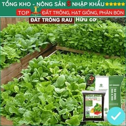 Đất Trồng Rau Tơi Xốp, Bao 2kg, Hữu Cơ, Trộn Sẵn, Tiện Lợi, Đầy Đủ Dinh Dưỡng, Chuyên Cho Rau 4