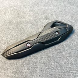 ￼Ốp Pô AB 2016 - 2019 Che Pô Đen Air Blade Tặng Kèm Ốc Titan và Salaya Thay thế Che Pô Cũ 6