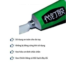 Keo siêu dính công nghệ Nhật Bản tuýp 60g dán giày dán gỗ đồ thủy tinh đa  năng chống thấm nước 6