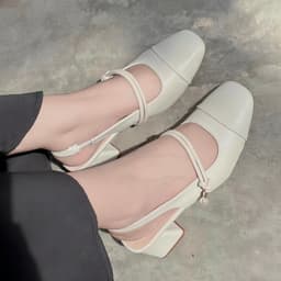 Giày Sandal Cao Gót 𝙔𝙐𝙇𝙄𝙉𝘼 Nữ Mũi Vuông êm mềm cao 5cm 5P h67 7