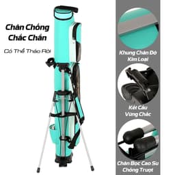 Bao Đựng Cần Câu XiFeng Có Chân Đứng Túi Đựng Cần 2 Ngăn 4