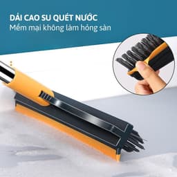 Chổi chà sàn nhà tắm 2IN1 thiết kế đầu gạt nước và đầu chổi xoay 120 độ - Bách Hóa Kiều Oanh 6