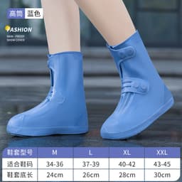 Ủng Đi Mưa Chống Nước Trẻ Em Người Lớn. Giày Chống Thấm Nước Chống Trơn Trượt Phong Cách Ngắn Giữa M Đến XXL 8
